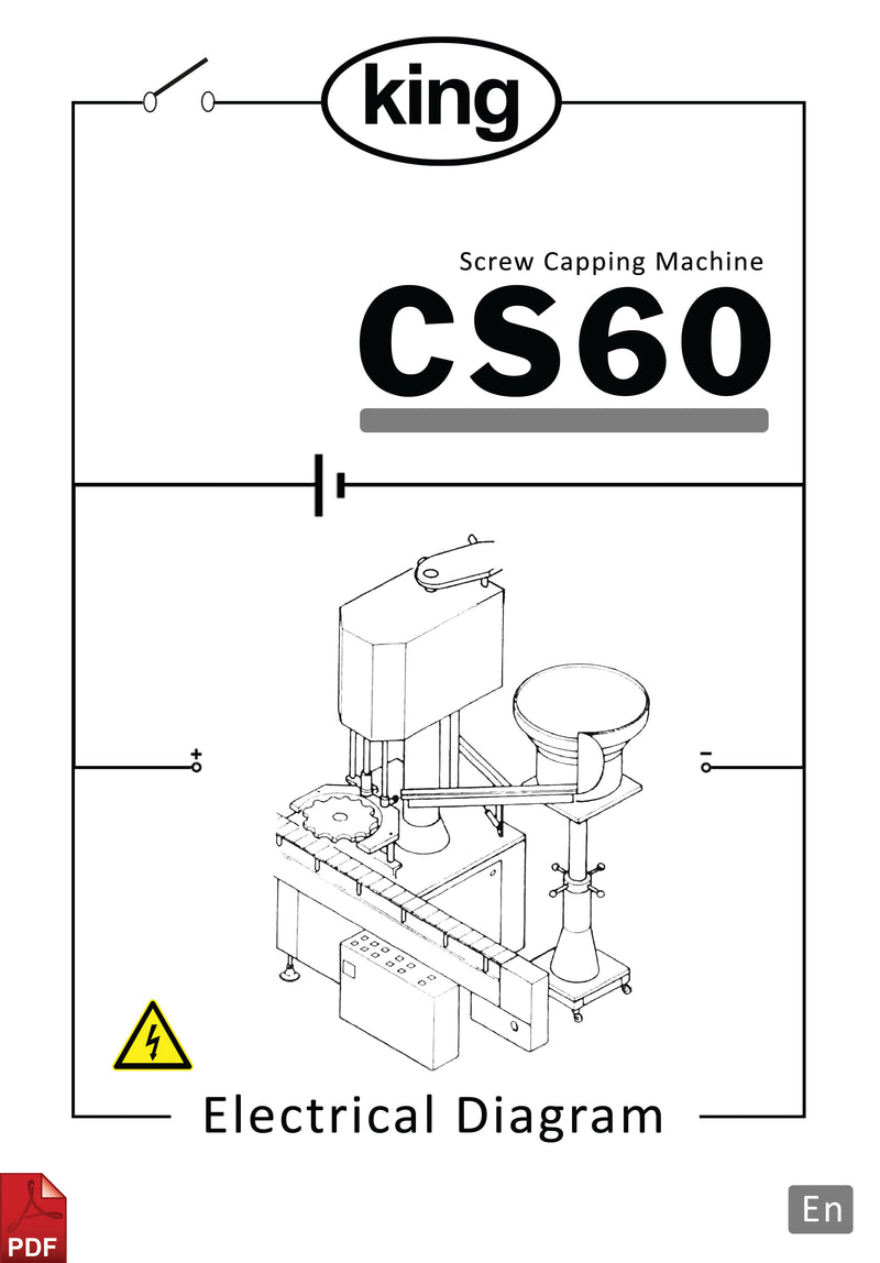 King CS60 Screw Capping Machine Electrical Diagram and Circuit Description