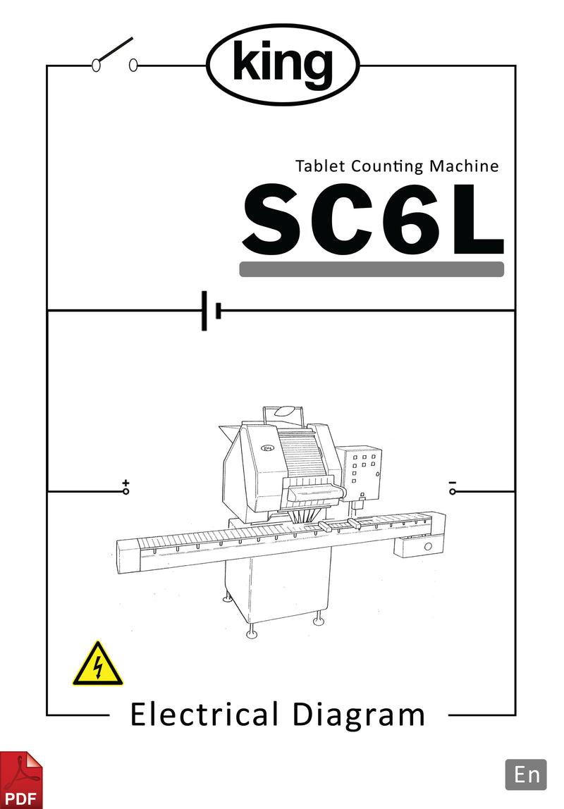King SC6L 60HZ Tablet Counter Electrical Diagram and Circuit Description