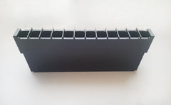 Bottle Block 12 Track Rectangular Holes Solid