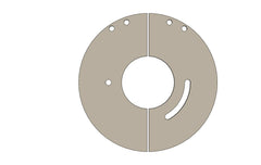 C00829 - Cam Disc Split item A and B - King CF100 Spare Parts