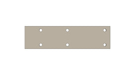 C01067 - Carriage Guide Plate Bottom - King CF100 Spare Part