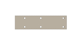 C01067 - Carriage Guide Plate Bottom - King CF100 Spare Part