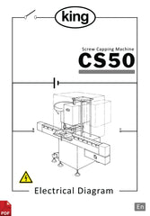 King CS50 Screw Capping Machine Electrical Diagram and Circuit Description