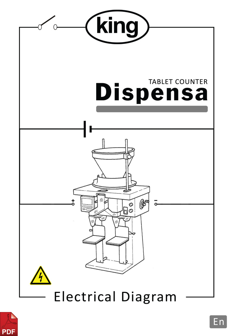 King Dispensa Tablet Counter Electrical Diagram and Circuit Description