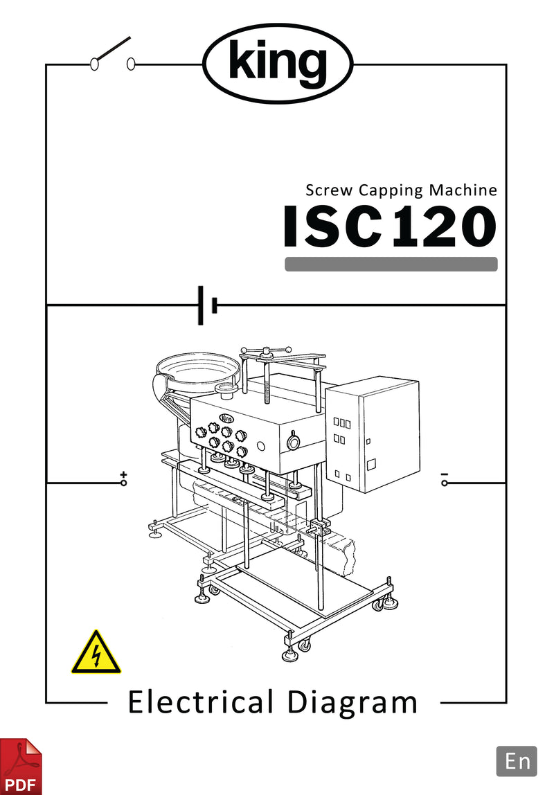 King ISC120 Screw Capper Electrical Diagram and Circuit Description