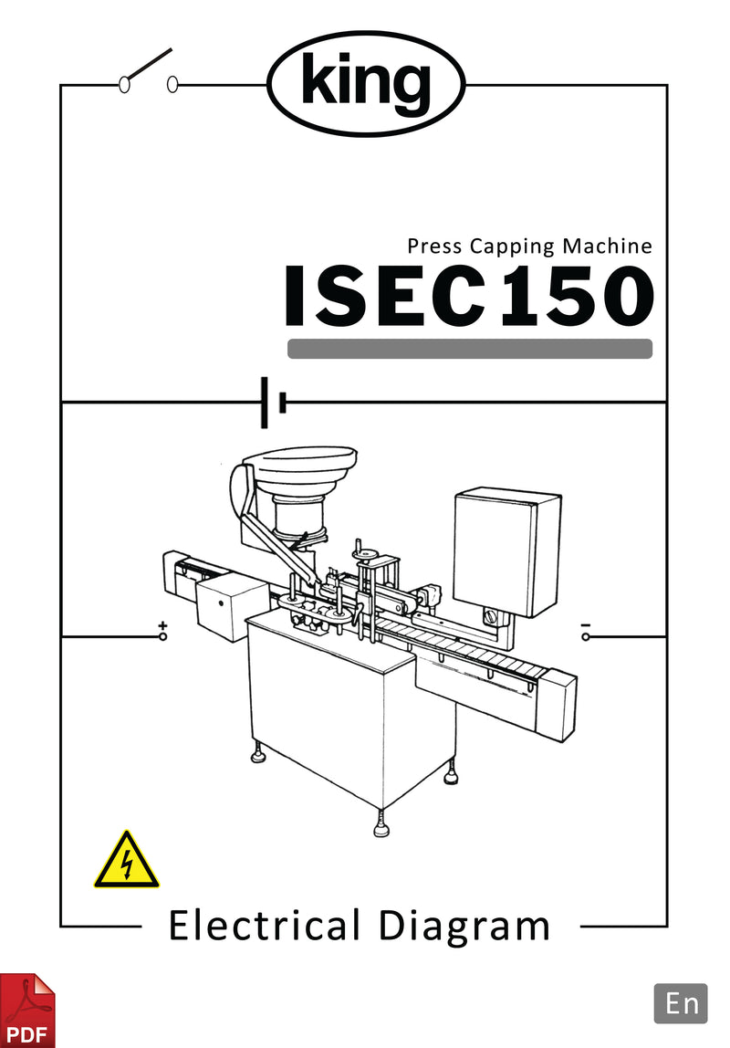 King ISEC 150 50HZ Press Capper Electrical Diagram and Circuit Description