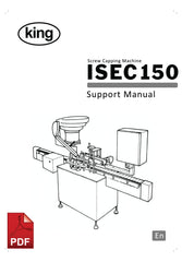 King ISEC150 Screw Capping Machine User Instructions and Servicing Manual 
