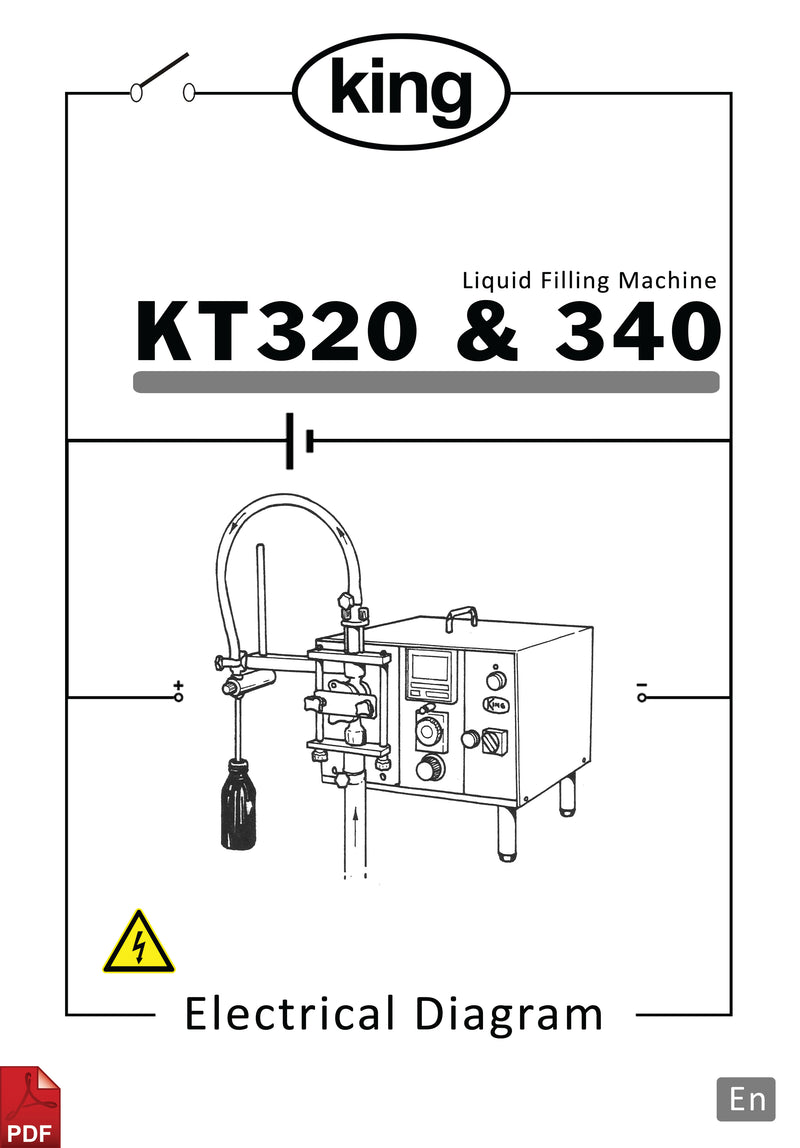 King KT320 and 340 Bottle Filling Machine Electrical Diagram and Circuit Description