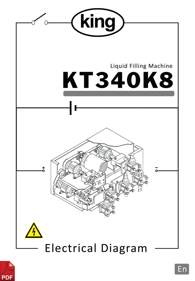 King KT340K8 Liquid Filling Machine Electronic Diagram and Circuit Description