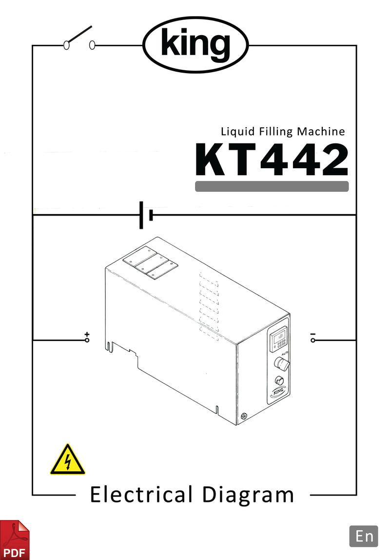 King KT442 Bottle Filler Electrical Diagram and Circuit Description