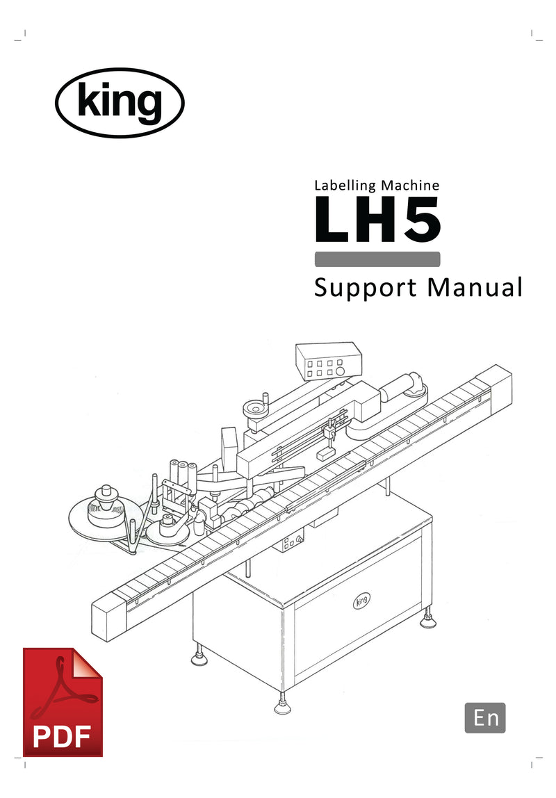 King LH5 Labelling Machine User Instructions and Servicing Manual