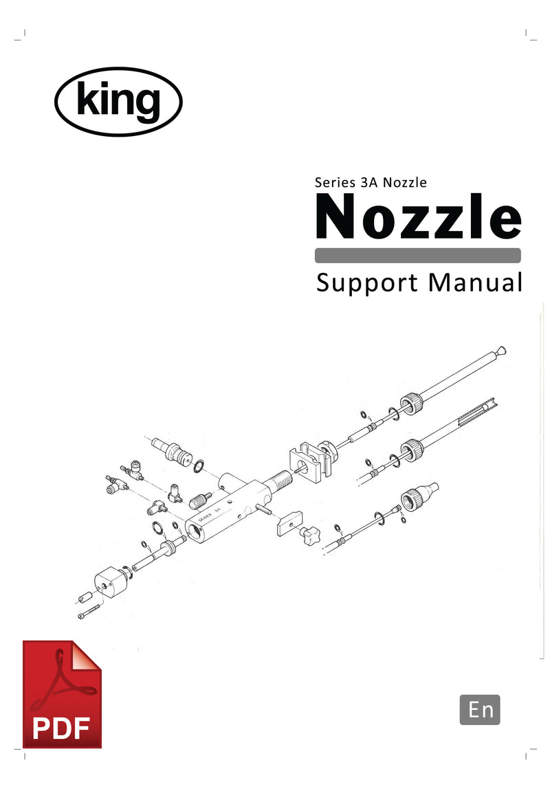 King Nozzle Series 3A User Instructions and Servicing Manual 