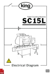 King SC15L Tablet Counter Electrical Diagram and Circuit Description