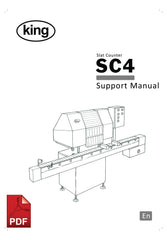 King SC4 Slat Counter User Instructions and Servicing Manual 