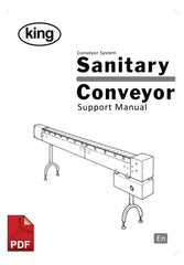 King Sanitary Conveyor System User Instructions and Servicing Manual