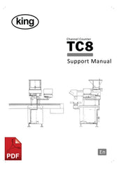 King TC8 Channel Counter User Instructions and Servicing Manual 