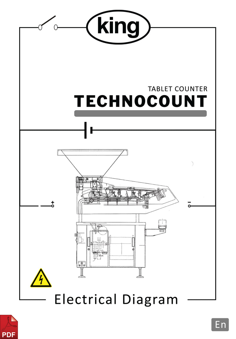 King Technocount Tablet and Capsule Counter Electrical Diagram and Circuit Description
