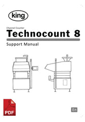 King Technocount 8 Channel Counter User Instructions and Servicing Manual 